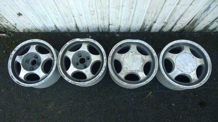 Jantes Stilauto Model Turbo 6x14 4x100 VW, Enlèvement, Utilisé, Pneu(s)