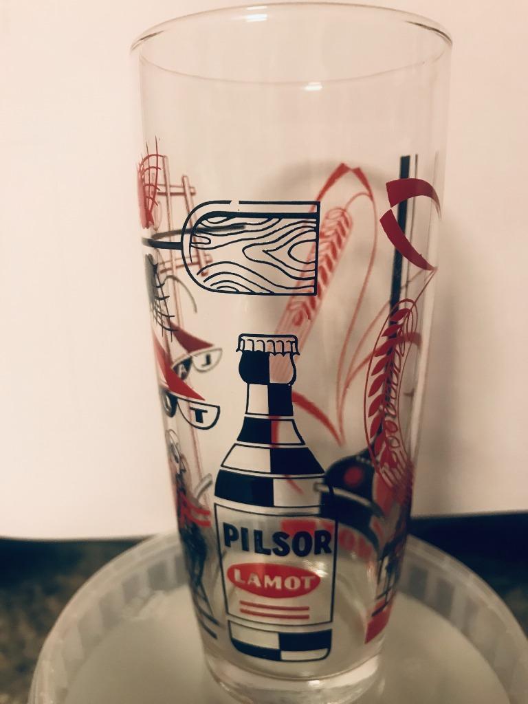 Pilsor Lamot bierglas, Verzamelen, Ophalen of Verzenden, Nieuw, Glas of Glazen, Overige merken