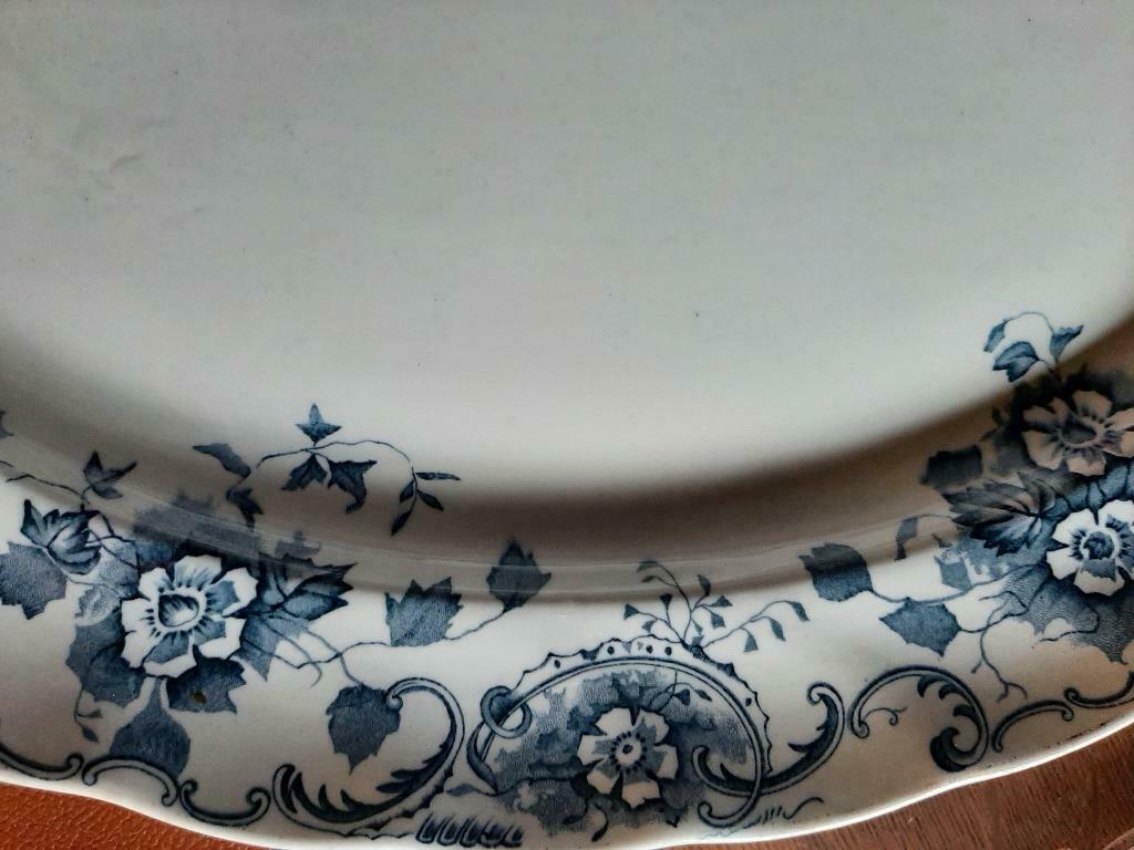 Grote (44,5cm)Engelse schaal, Doulton Burslem Harrow, 1891, Antiek en Kunst, Ophalen