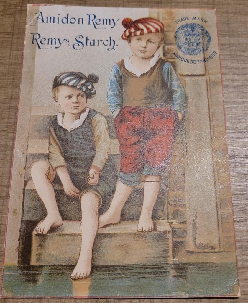 Oude reclameprent: Amidon Remy, Enlèvement ou Envoi, Utilisé, Autres types
