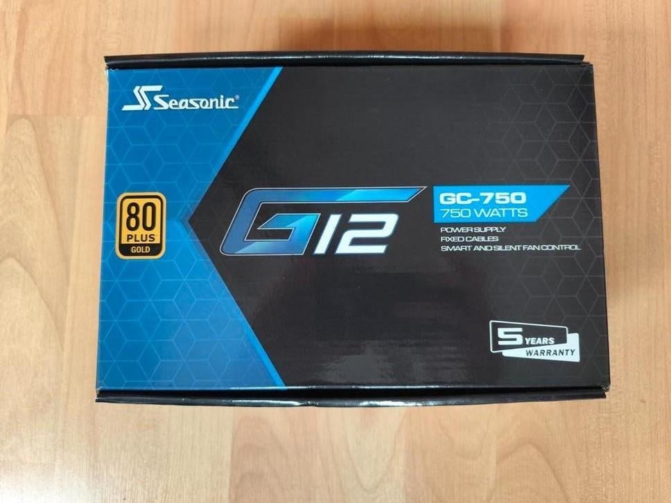 Seasonic G12 GC-750 – 80+ Gold – 750W — garantie 2029, Ophalen of Verzenden, Zo goed als nieuw