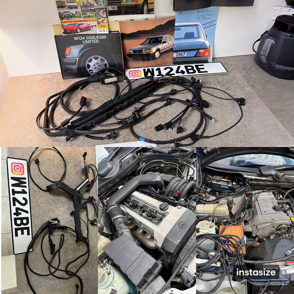 Mercedes W124 E220 R129 W202 m111 m104 moteur cablage bobine, Enlèvement, Mercedes-Benz