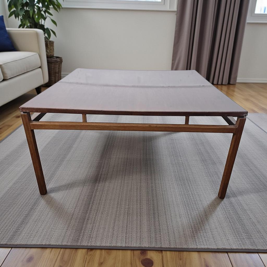Table basse/table basse scandinave vintage en bois, Enlèvement ou Envoi