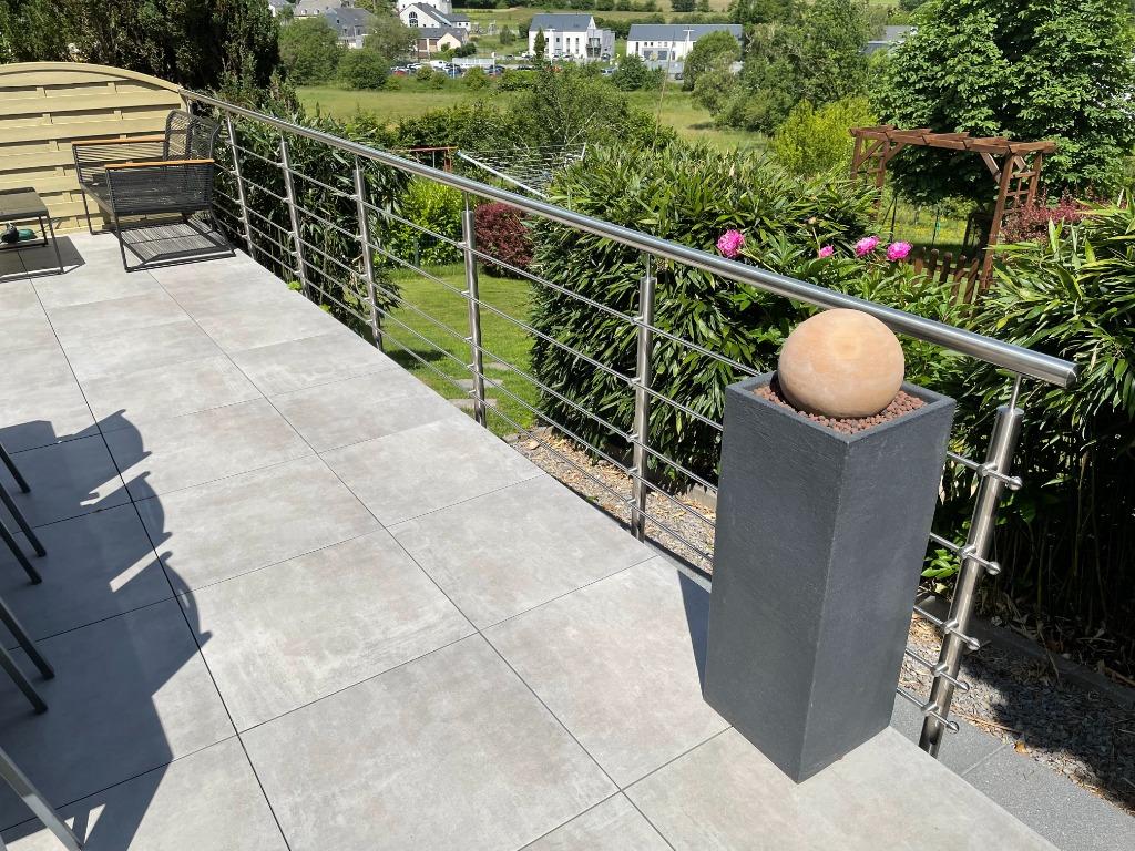Garde-corps en inox fabrication et placement, Doe-het-zelf en Bouw, Hang- en Sluitwerk, Nieuw, Overige typen, Inox, Ophalen
