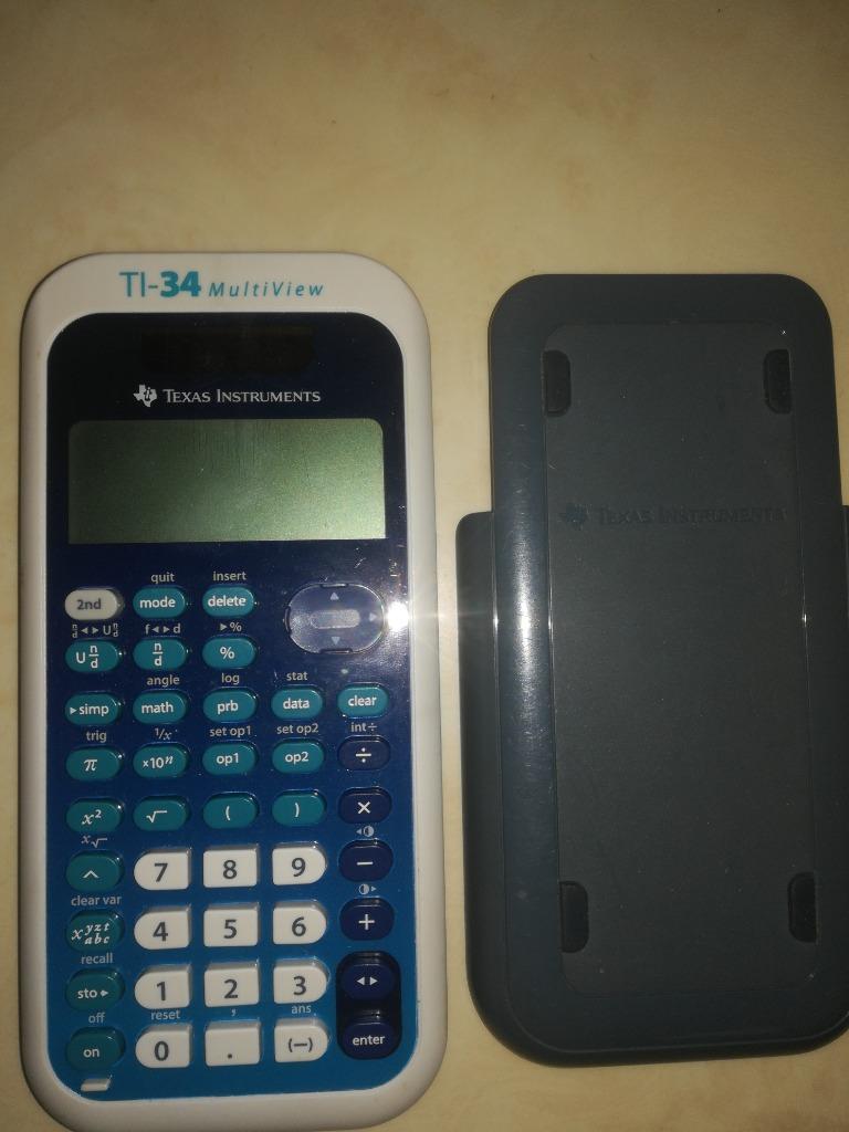 calculator TI-34 multiview  5€, Ophalen
