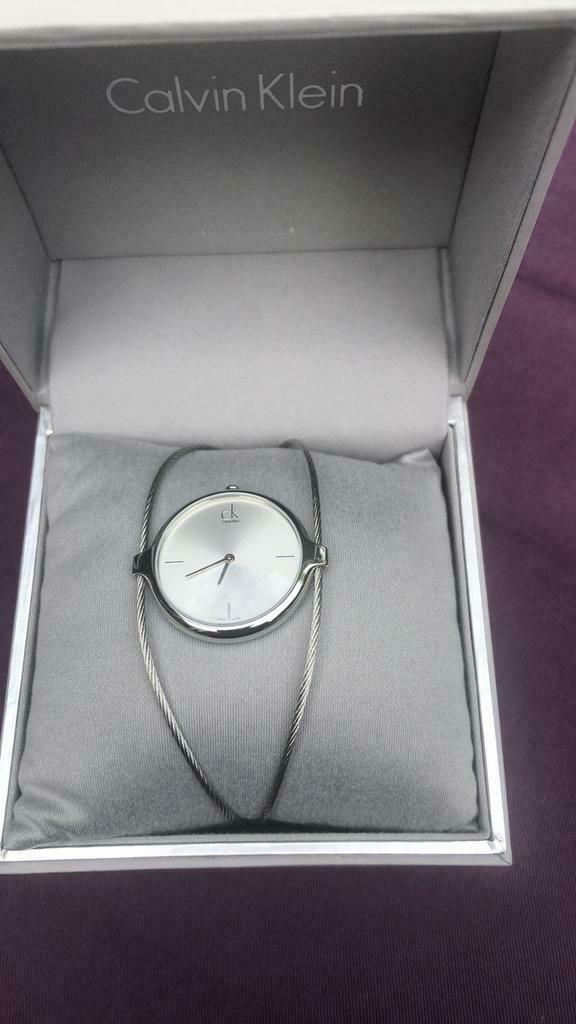 CALVIN KLEIN horloge vrouw, Overige merken, Staal, Staal, Polshorloge