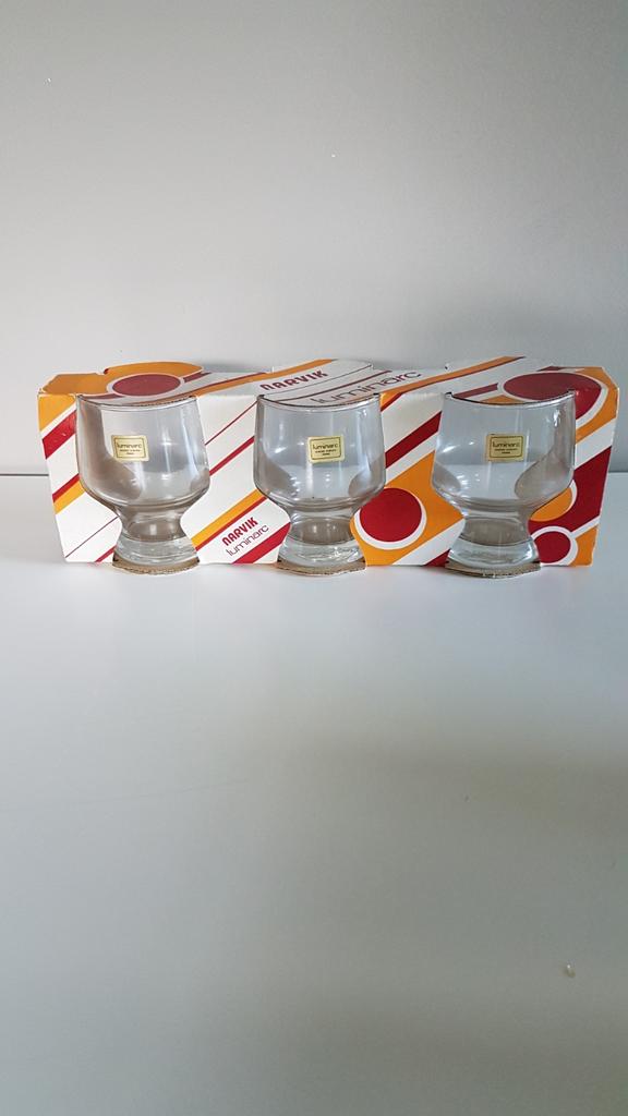 Vintage set Luminarc Narvik glazen. Nog ingepakt. NIEUW, Ophalen of Verzenden