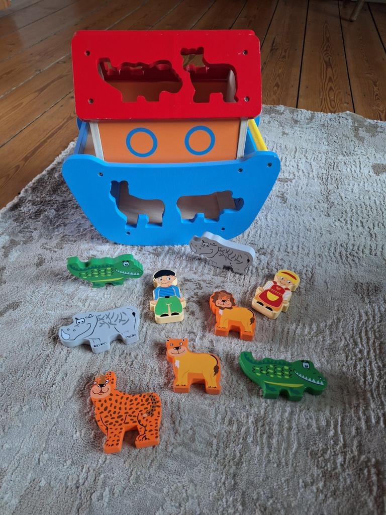L'arche de Noé. Jouet/puzzle en bois, Enlèvement ou Envoi
