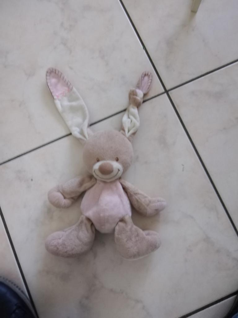 knuffel nattou konijn (doos 119), Ophalen of Verzenden, Nieuw, Konijn