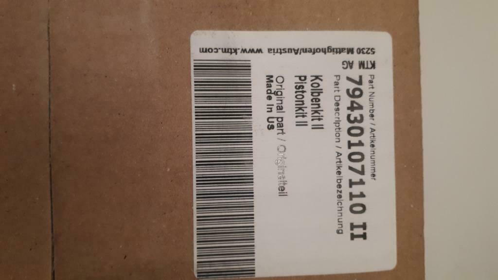 79430107110 II KTM piston kit 450 SX-F, Motos, Enlèvement ou Envoi, Neuf