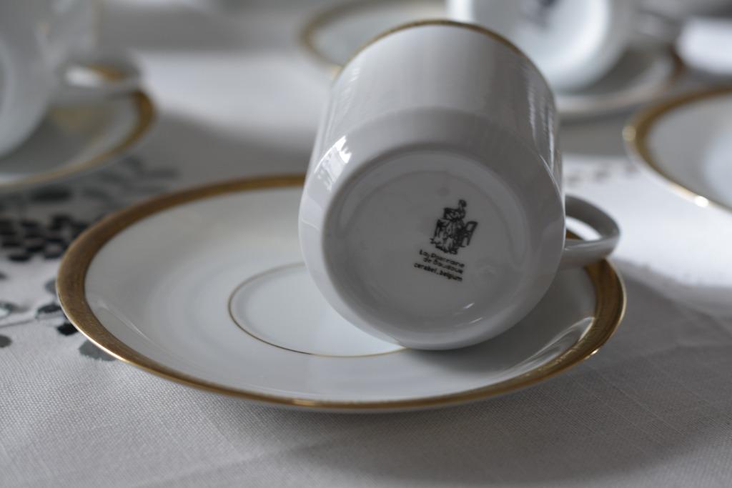 Service à Café Porcelaine de Baudour, Antiquités & Art, Enlèvement ou Envoi