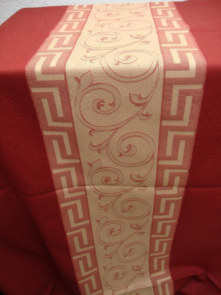 1,70m/2,84m Crêpe avec frise ocre - doré, Enlèvement ou Envoi, Neuf, Autres types