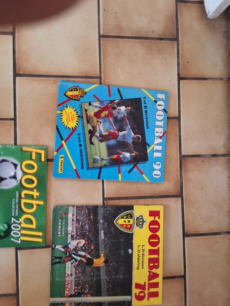 Lot album panini football belge, Enlèvement ou Envoi