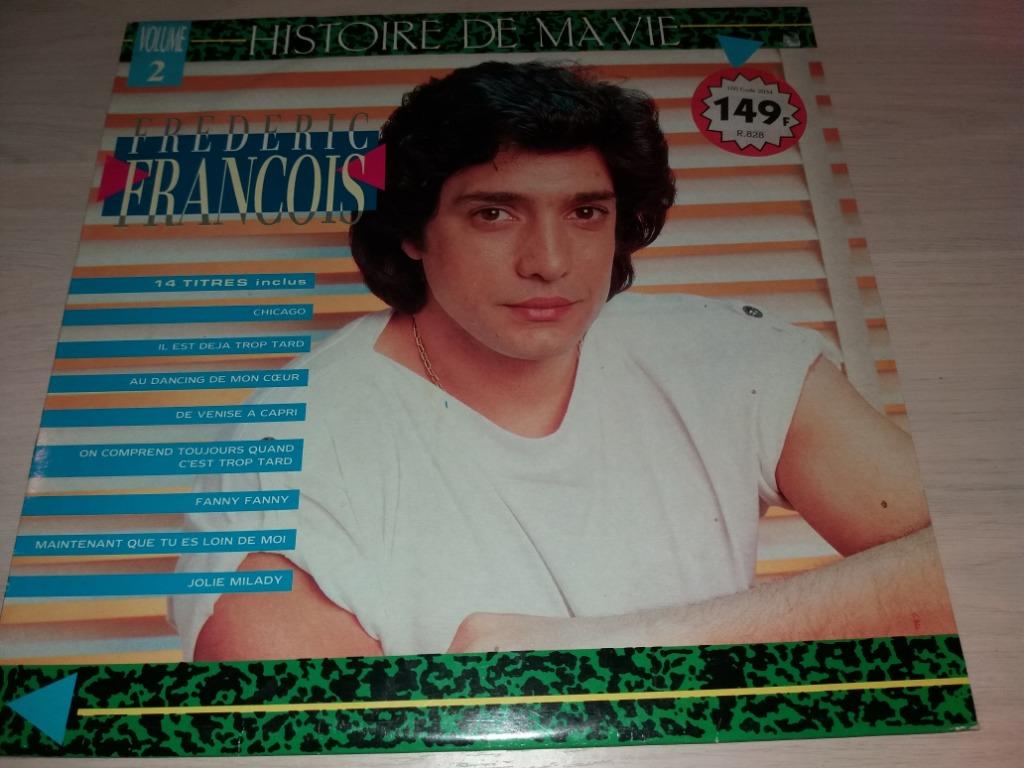 Disque vinyl 33 tours frédéric francois histoire de ma vie v, Enlèvement ou Envoi, Comme neuf