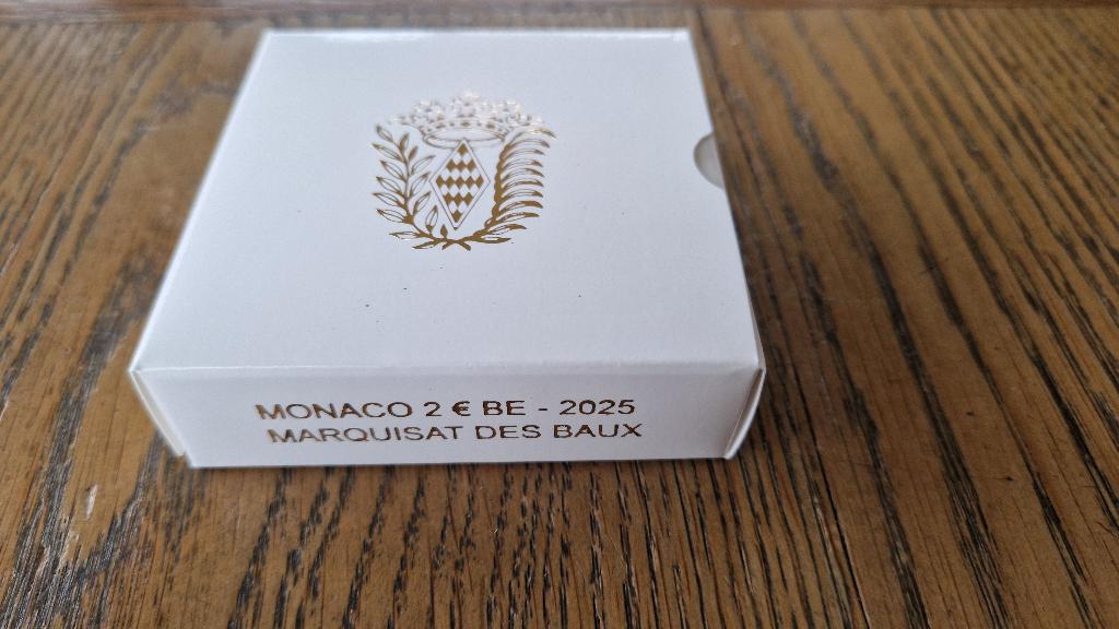Monaco 2 euros 2025 Marquisat Des Baux proof nouveau prix, Enlèvement ou Envoi, Monaco, 2 euros, Monnaie en vrac