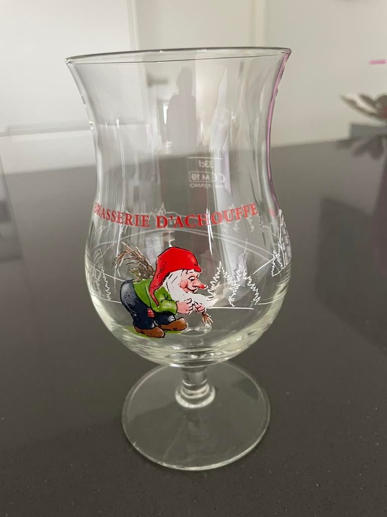 2 stuks Achouffe glazen van  33 cl, Enlèvement, Neuf