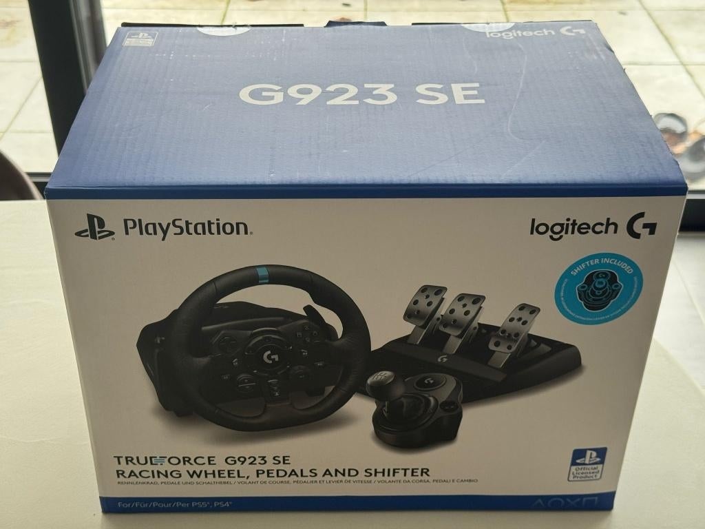 Logitech G923 Trueforce, Games en Spelcomputers, Spelcomputers | Sony Consoles | Accessoires, Ophalen, Nieuw, Stuur of Pedalen