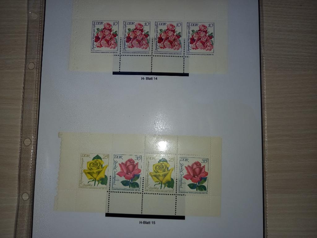 DDR thema bloemen lot 893, Ophalen of Verzenden, DDR