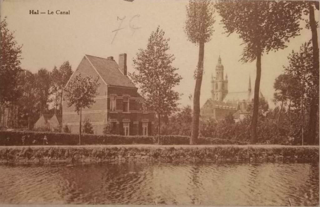 Carte Postale Halle – Le Canal, Collections, Enlèvement ou Envoi, Non affranchie, Brabant Flamand