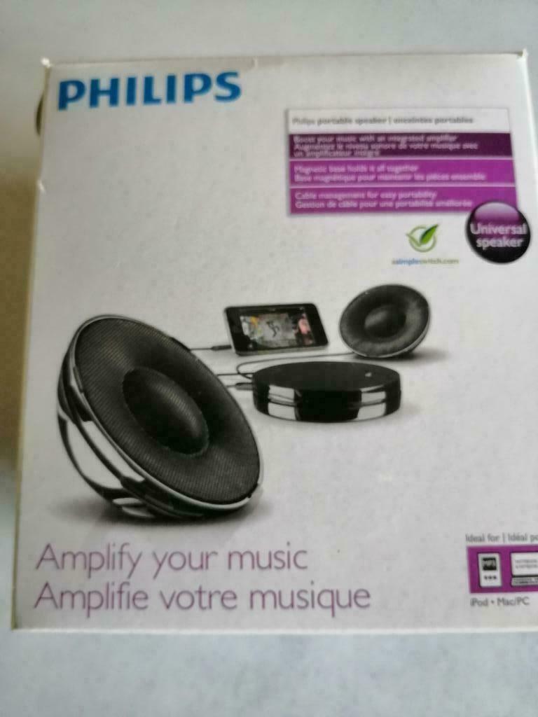 boxen draagbaar speaker systeem philips sba152, Enlèvement ou Envoi, Philips