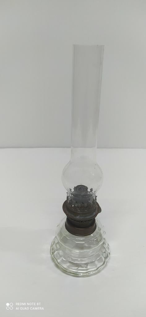 Olielamp uit glas., Enlèvement