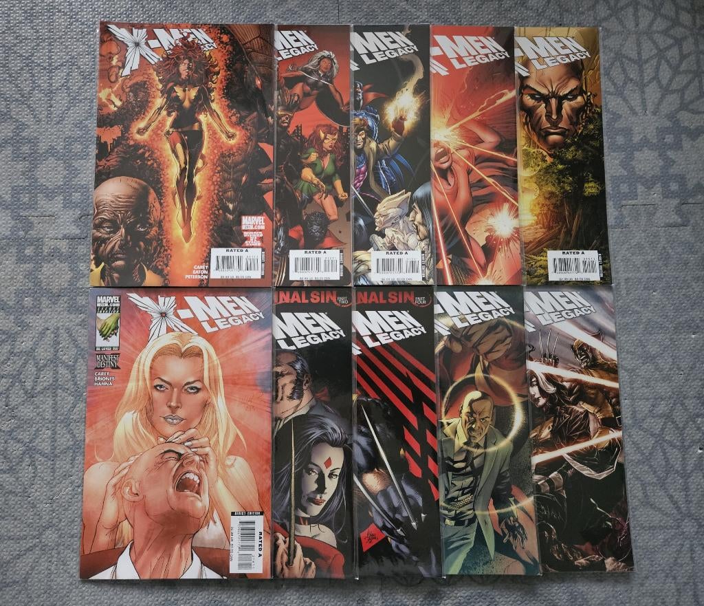 X-Men : Legacy (vol.1) #211-220 (2008-09), Livres, Série complète ou Série, Enlèvement ou Envoi, Neuf