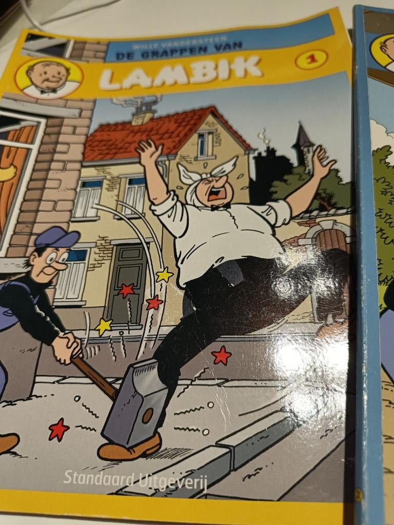 2 stripverhalen. De grappen van Lambik, Boeken, Ophalen
