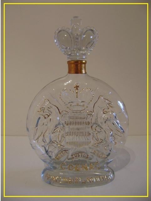 Glazen fles : COGNAC PRINCE HUBERT de POLIGNAC - ledig, Enlèvement