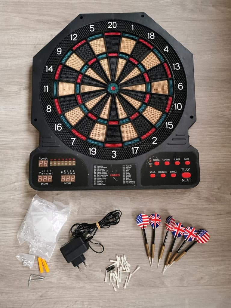 Elektronisch darts bord, Ophalen, Gebruikt, Dartbord, Elektronisch