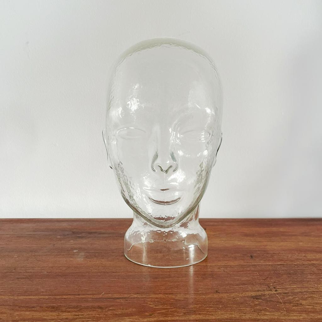 Mannequinhoofd glas, Ophalen