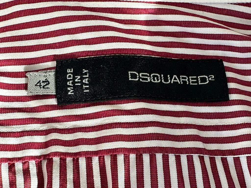 Exclusief Kostuumhemd Dsquared 2 in perfecte staat, Dsquared2, Halswijdte 38 (S) of kleiner, Ophalen of Verzenden, Zo goed als nieuw