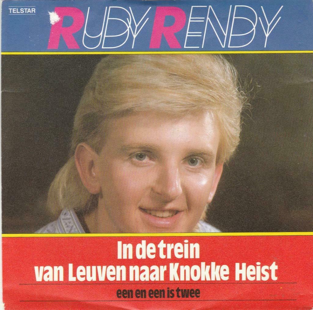 45T: Rudy Rendy: In de trein van Leuven naar Knokke Heist, Ophalen of Verzenden, Overige formaten