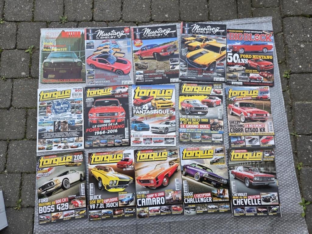 30x Ford Mustang + USA auto's Magazine tijdschrift, Boeken, Ophalen of Verzenden, Gelezen, Ford