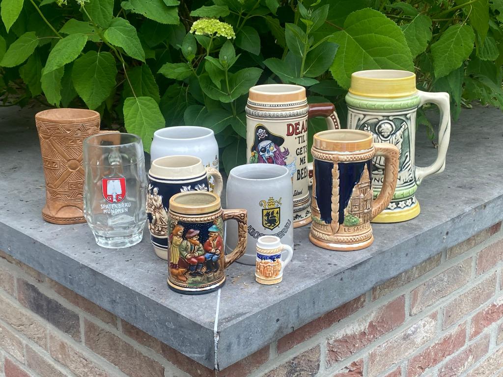 Bierbekers, Ophalen
