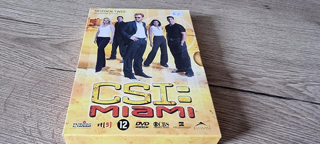 CSI Miami Seizoen 2 Aflevering 2.13 tot 2.24, Cd's en Dvd's, Vanaf 12 jaar, Ophalen of Verzenden, Zo goed als nieuw, Boxset
