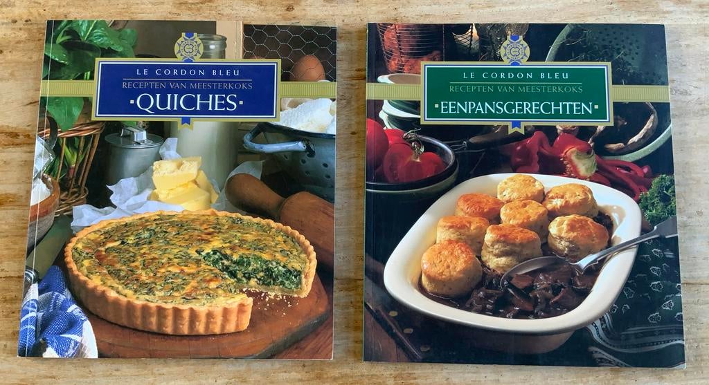 Le cordon blue - recepten van meesterkoks - set 2 boekjes, Ophalen of Verzenden, Zo goed als nieuw, Overige gebieden, Voorgerechten en Soepen