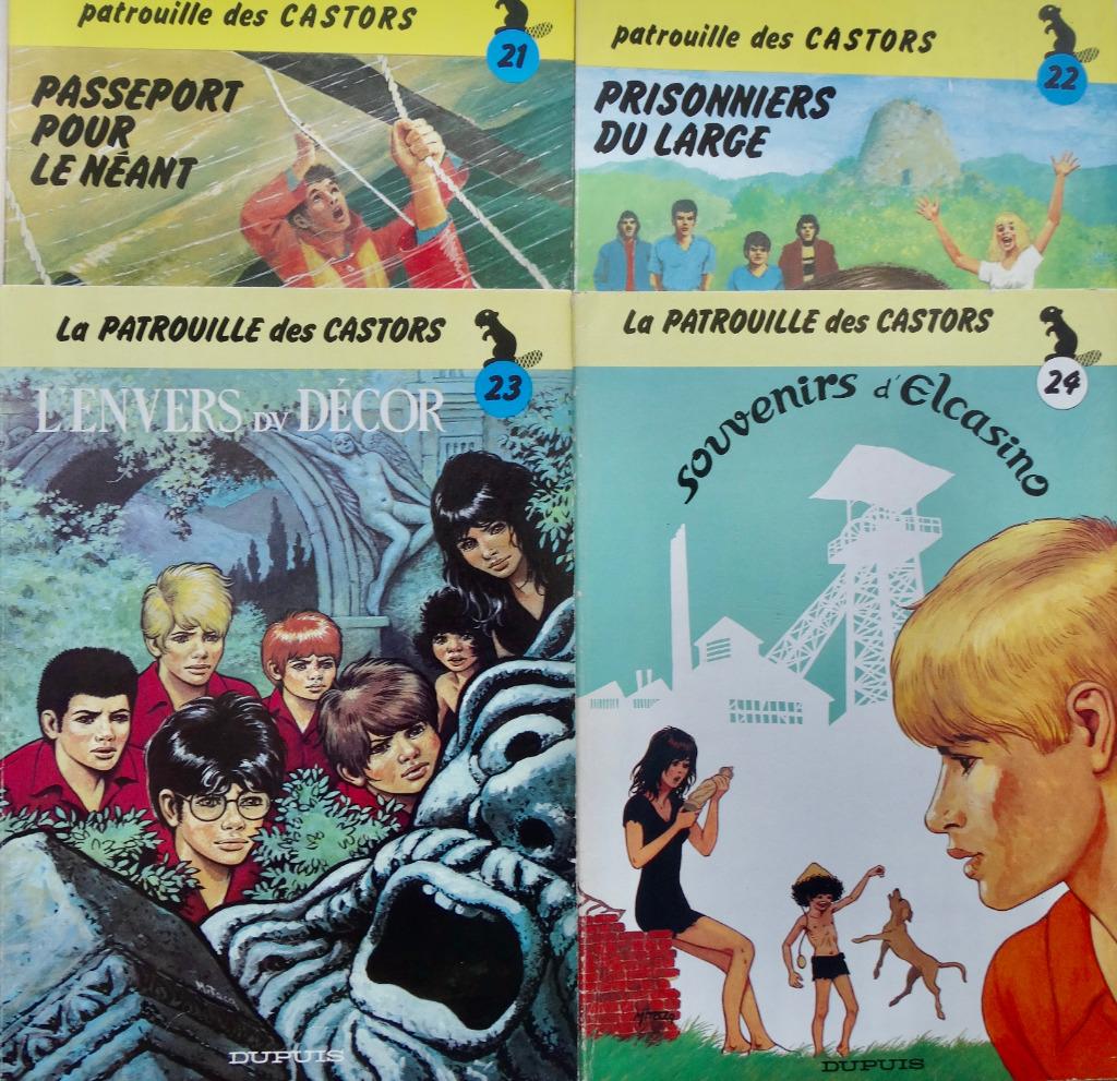 LA PATROUILLE DES CASTORS 21,22,23,23 - 4 x 1ère édition, Plusieurs BD, Enlèvement ou Envoi, Utilisé, MITACQ