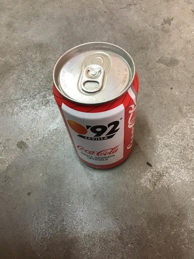 Coca-Cola blikje Wereldtentoonstelling sevilla, Verzenden, Gebruikt, Verpakking