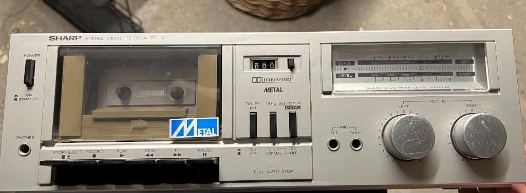 Cassette Deck Sharp RT-10 Tape Player, Enlèvement ou Envoi, Simple