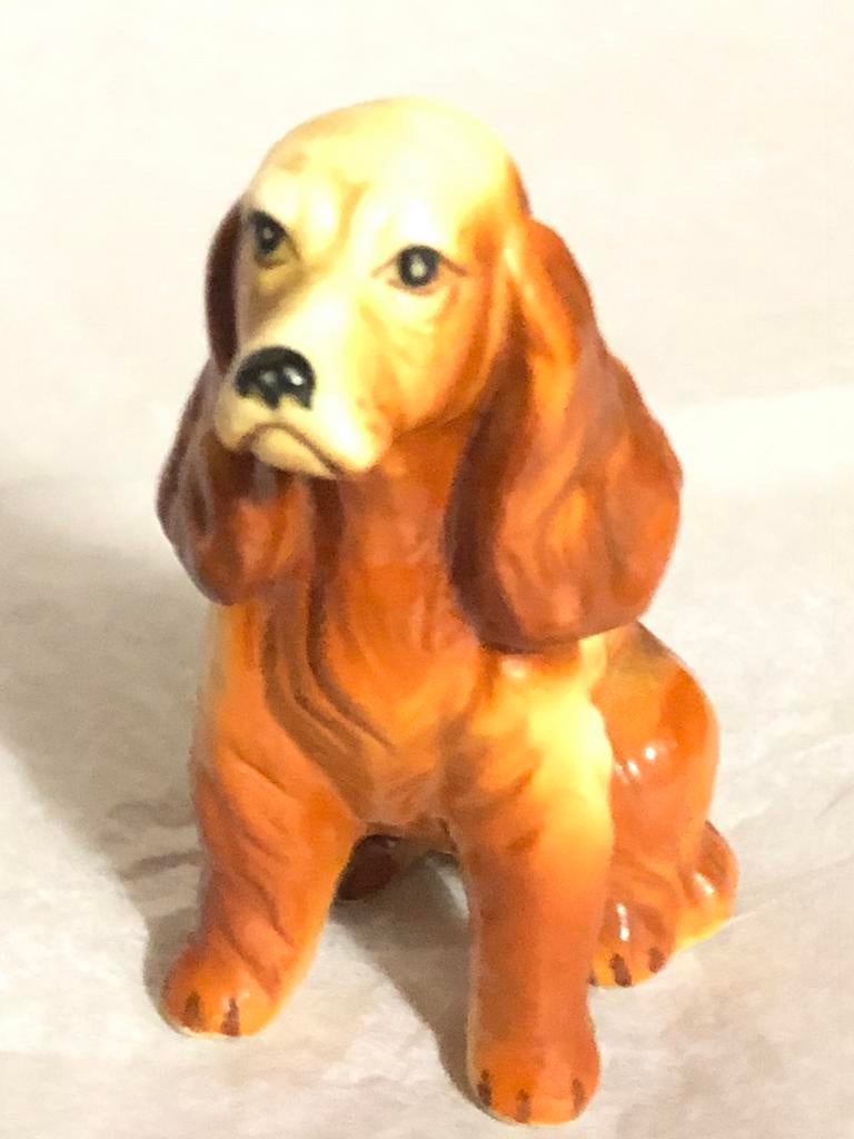 Vintage - Cockerspaniël- Beeldje, Antiek en Kunst, Ophalen of Verzenden