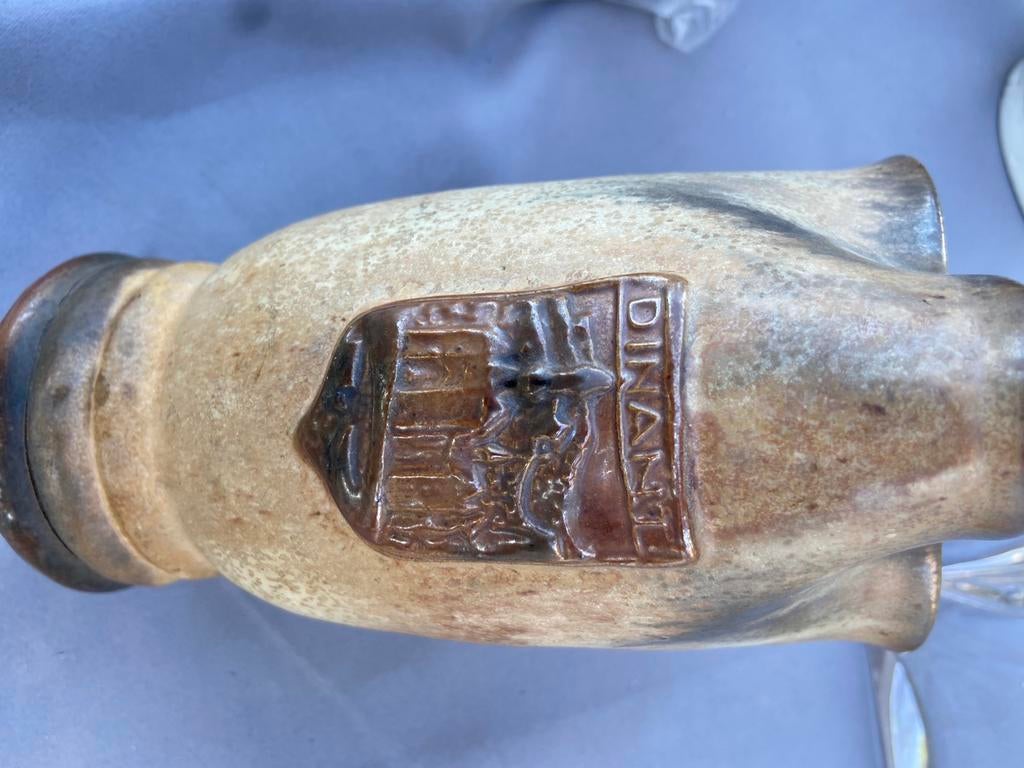Bierkruik (wapen van Dinant), pottenbakkerij Biron, Antiek en Kunst, Ophalen of Verzenden