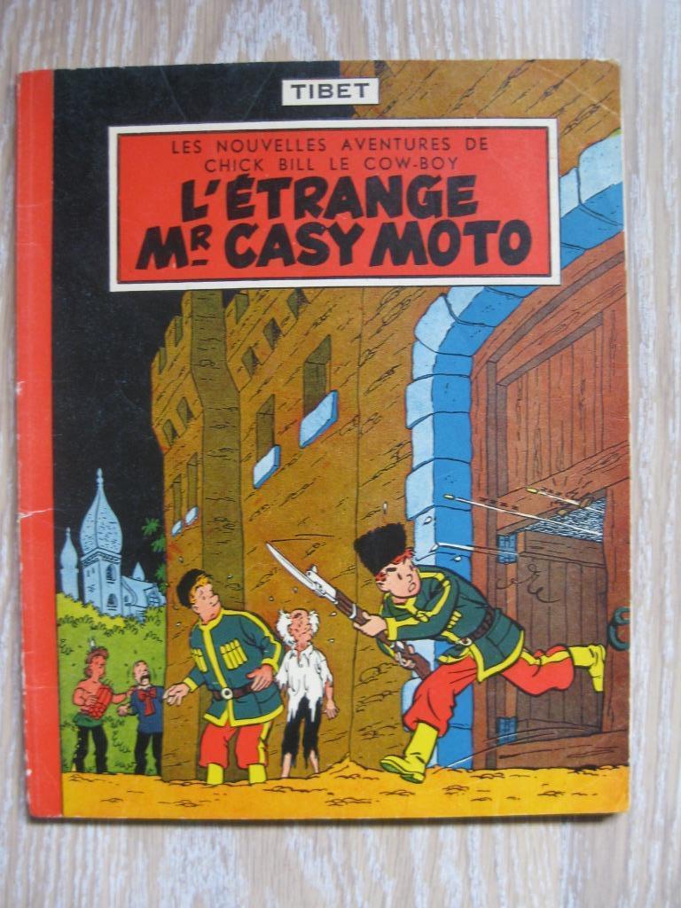 Chick Bill "L'étrange Mr Casy Moto" Ed.O 1959, Tibet, Enlèvement ou Envoi, Une BD, Utilisé
