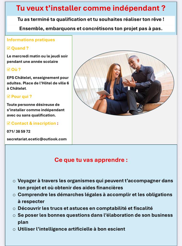Devenir futur indépendant, Ophalen of Verzenden