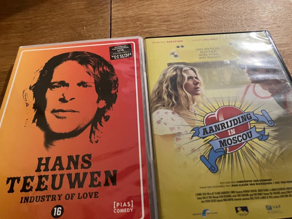 aanrijding in moscou - teeuwen: industry of love - dvd, Cd's en Dvd's, Ophalen of Verzenden