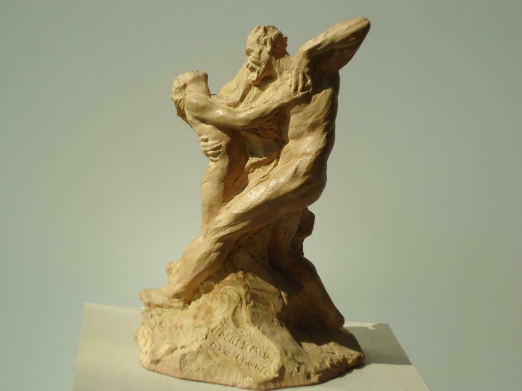 1942 PIERRE THEUNIS Anvers terrecuite l'après-midi d'un faun, Enlèvement