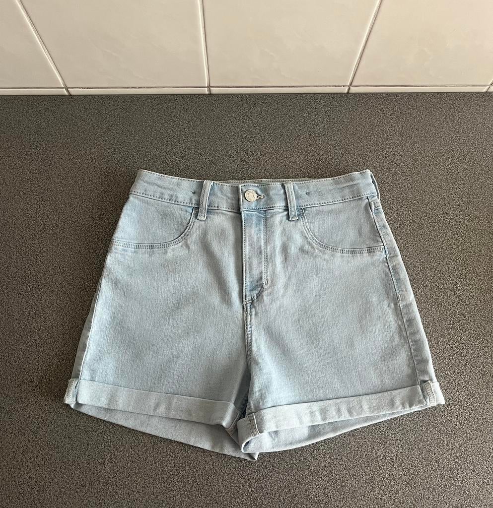 Lichte jeansshort H&M - maat 164, Kinderen en Baby's, Kinderkleding | Maat 164, Broek, Meisje, H&M, Nieuw