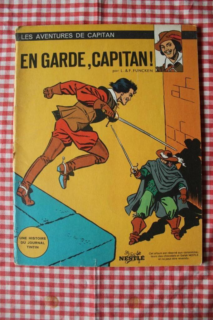 Bd -CAPITAN - En garde Capitan - Funcken - Nestlé - 1965, Gelezen, Eén stripboek, Ophalen of Verzenden, L. et F. Funcken