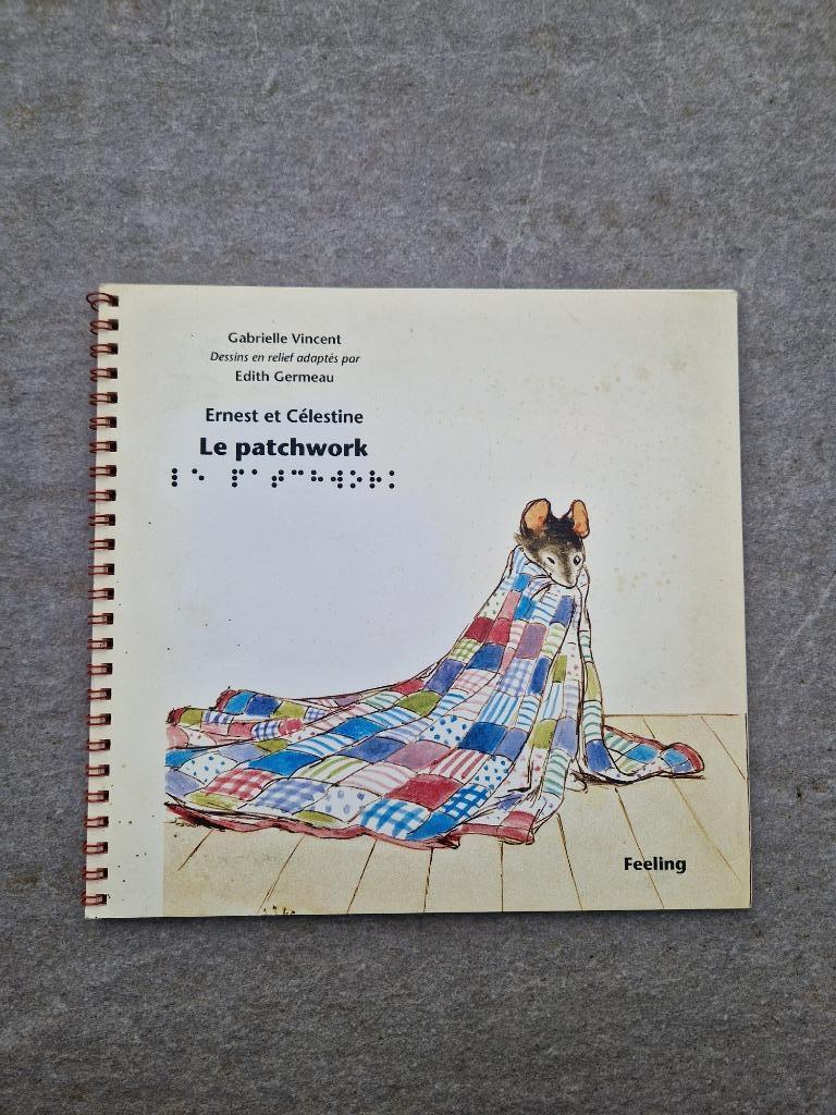 Ernest et Célestine - Le Patchwork - Dessins en relief- 1991, Boeken, Gelezen, 5 of 6 jaar, Fictie algemeen, Jongen of Meisje