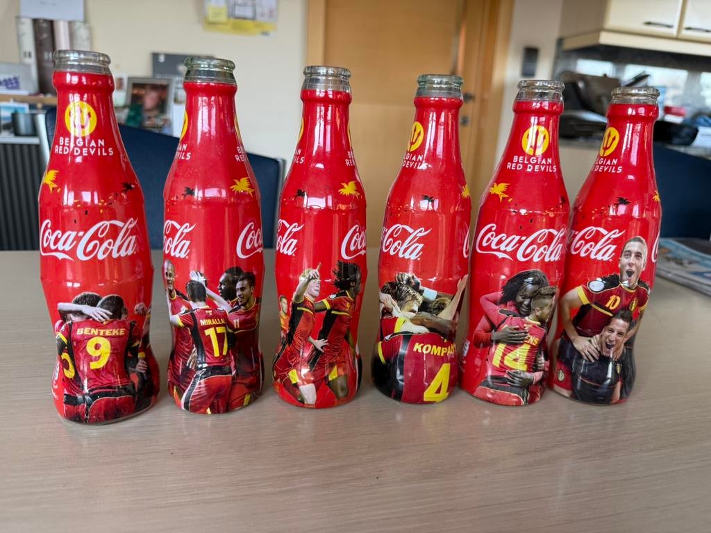 Coca cola flesjes belgian red devils, Enlèvement ou Envoi, Neuf, Ustensile