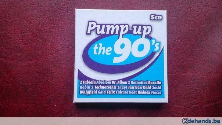 Pump up the 90's 5 cd box *nieuw*, Ophalen of Verzenden
